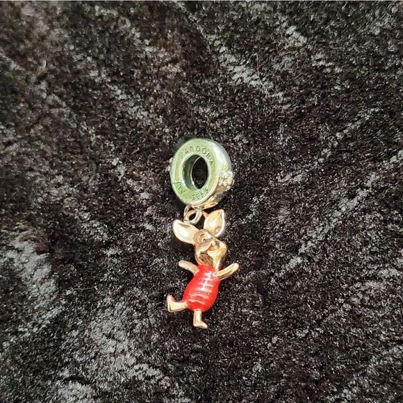 925 Sterling Silver Disney Pandora Winnie the Pooh Piglet Dangle Charm - Picture 4 of 4